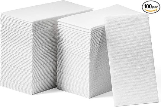 100-Pack Disposable Guest Towel Paper Napkin