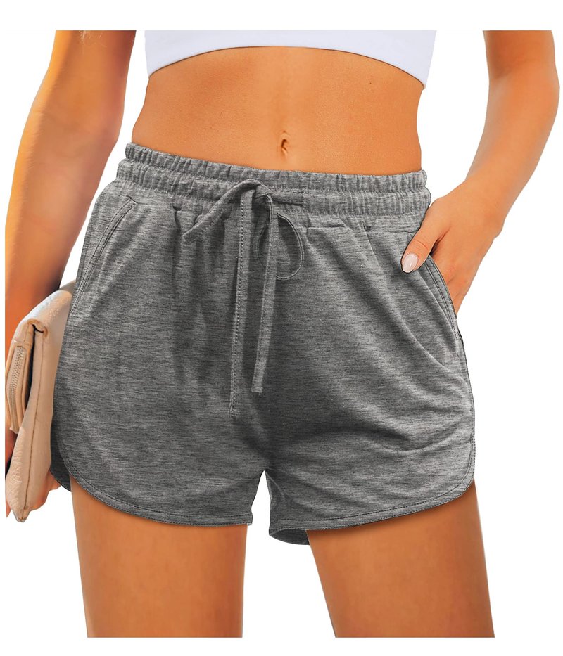 Aloodor Womens Shorts Workout Athletic Shorts Vacation Outfits for Women with Pockets XXL