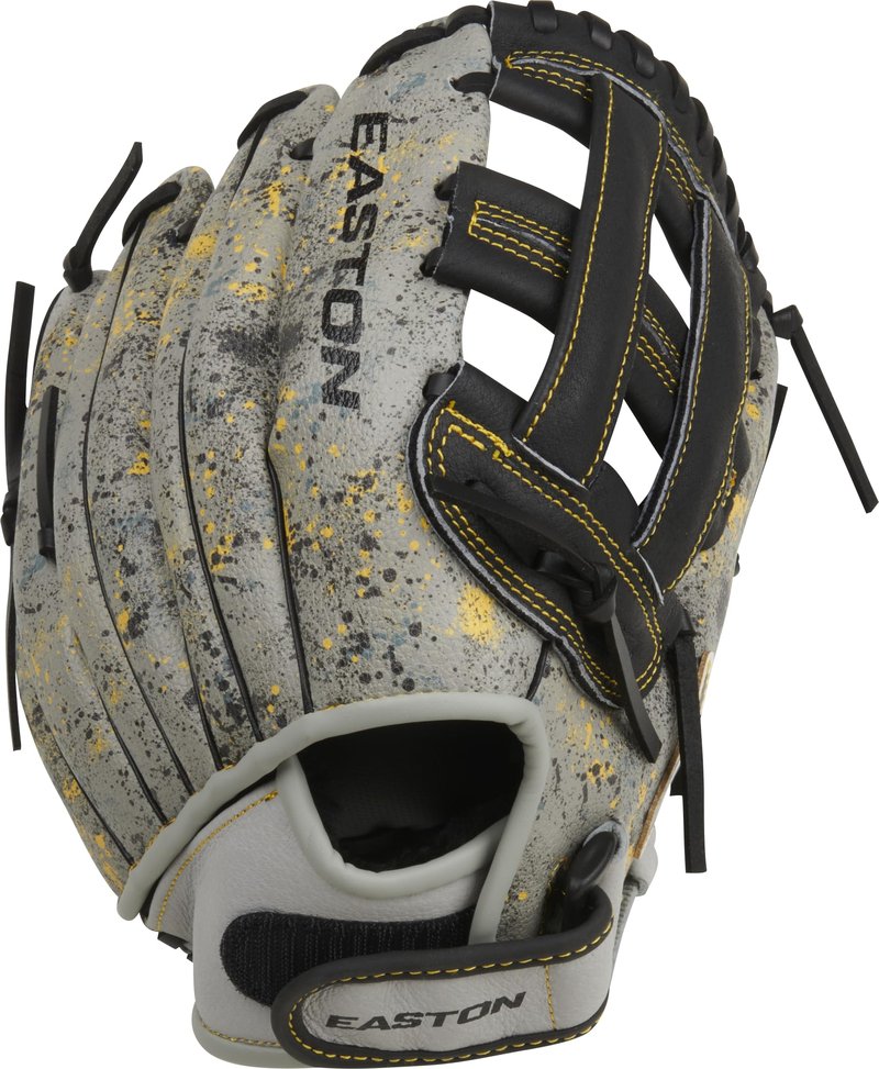 Easton | HAVOC Baseball Glove | Right Hand Throw | 11" - Pro H-Web | Grey/Black/Yellow