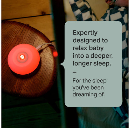 Tommee Tippee Dreammaker Baby Sleep Aid, Developed with Scientists, LED Red Nightlight, Adjustable Brightness and Pulsing Glow, Automatic CrySensor Soothes with Pink Noise