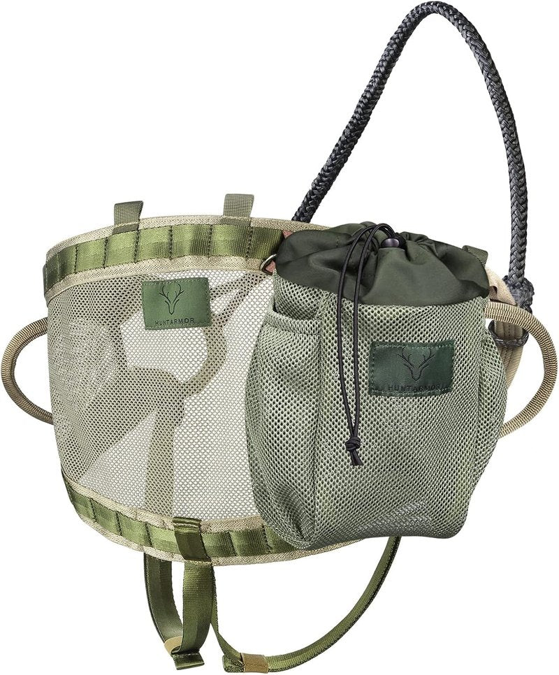 Dump Pouch for Hunting - Lightweight Drawstring Closure | Easily Attaches to Any Saddle