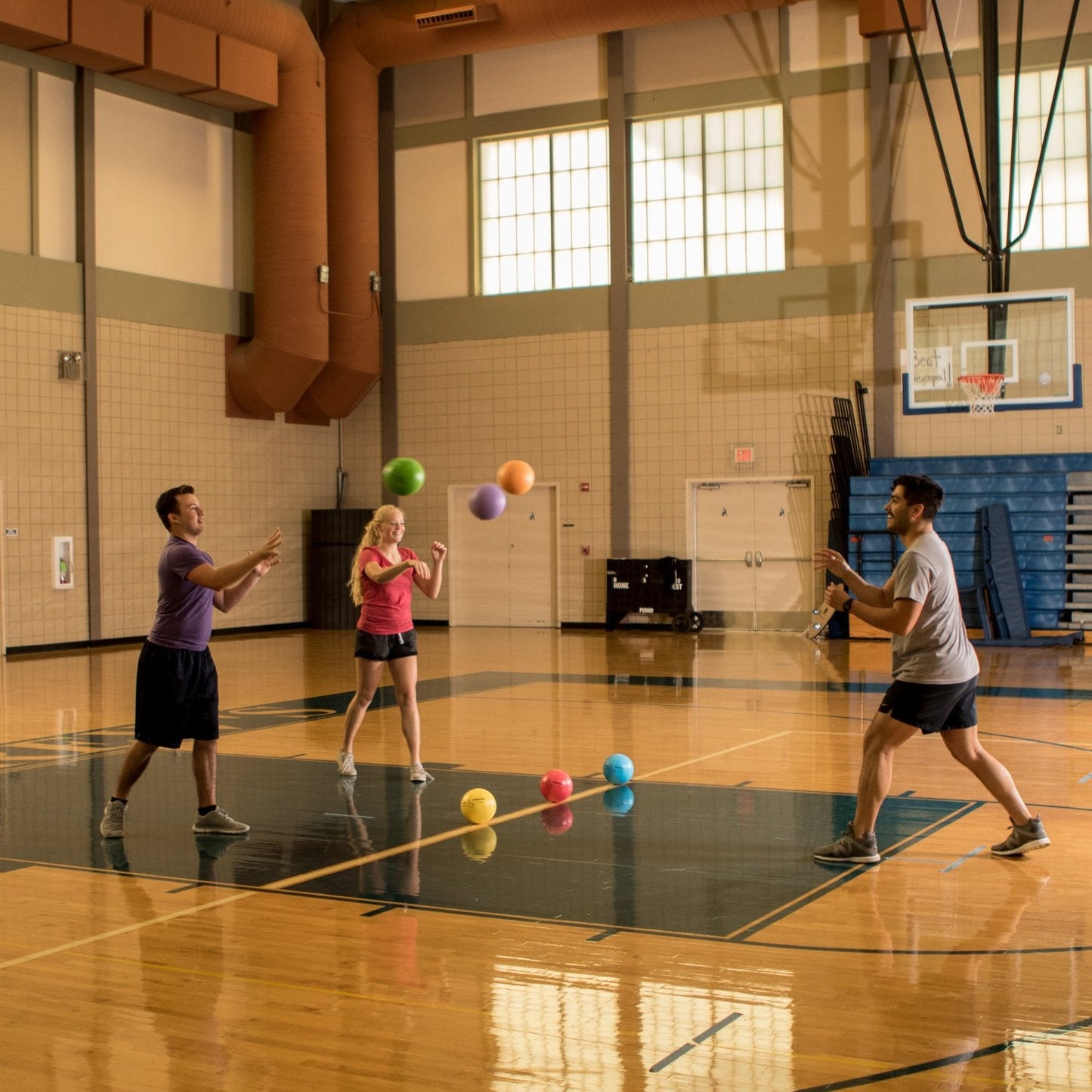 Champion Sports BAS7SET Rhino Skin Basic Dodgeball Set, 7 Inch