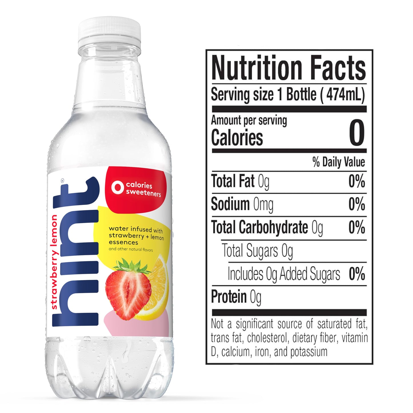 Hint Fruit-Infused Bottled Water, 4-Flavor Red Variety Pack - Sugar Free Flavored Water with Zero Calories, Natural Fruit Essences, and No Artificial Sweeteners - 16 Fl Oz (Pack of 12)