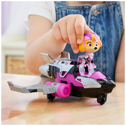 PAW Patrol: The Mighty Movie Aeroplane Toy with Skye Mighty Pups Action Figure, Lights and Sounds, Kids’ Toys for Boys and Girls 3+