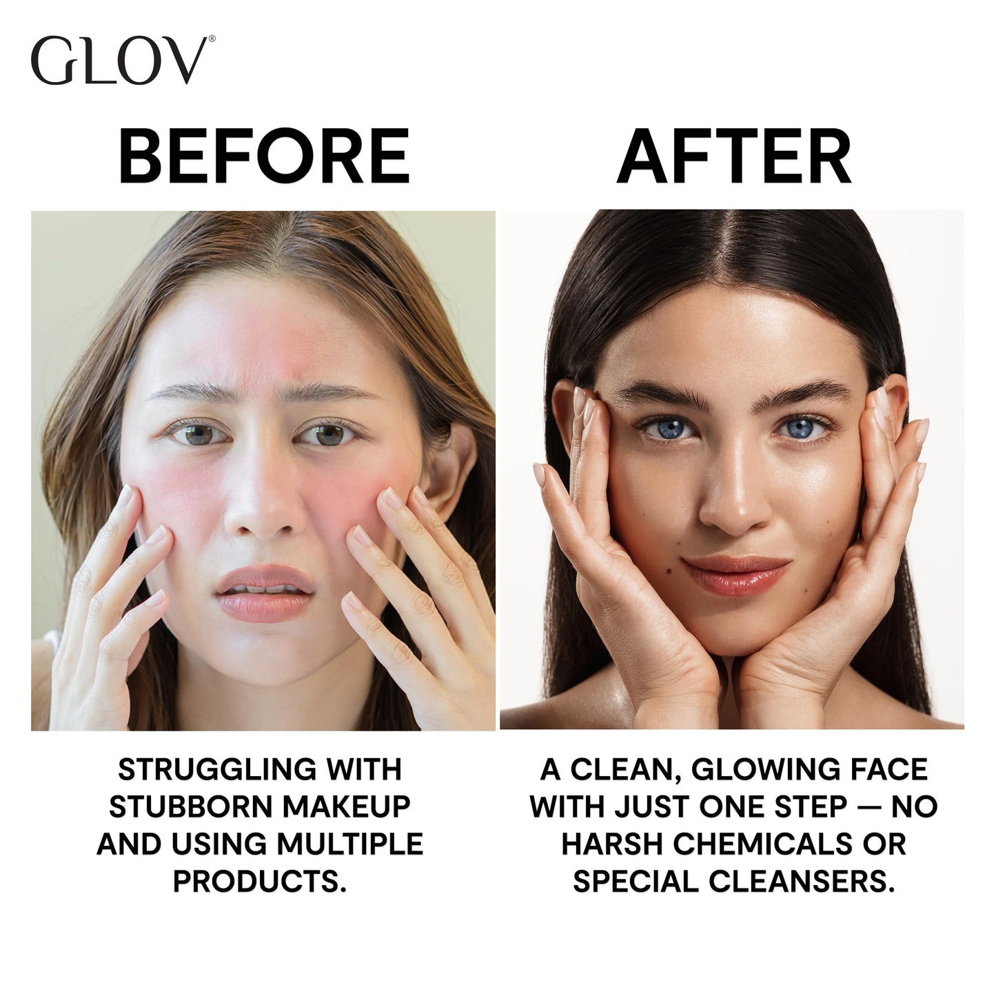 GLOV On-The-Go Makeup Remover Glove, Ivory, 31 Grams