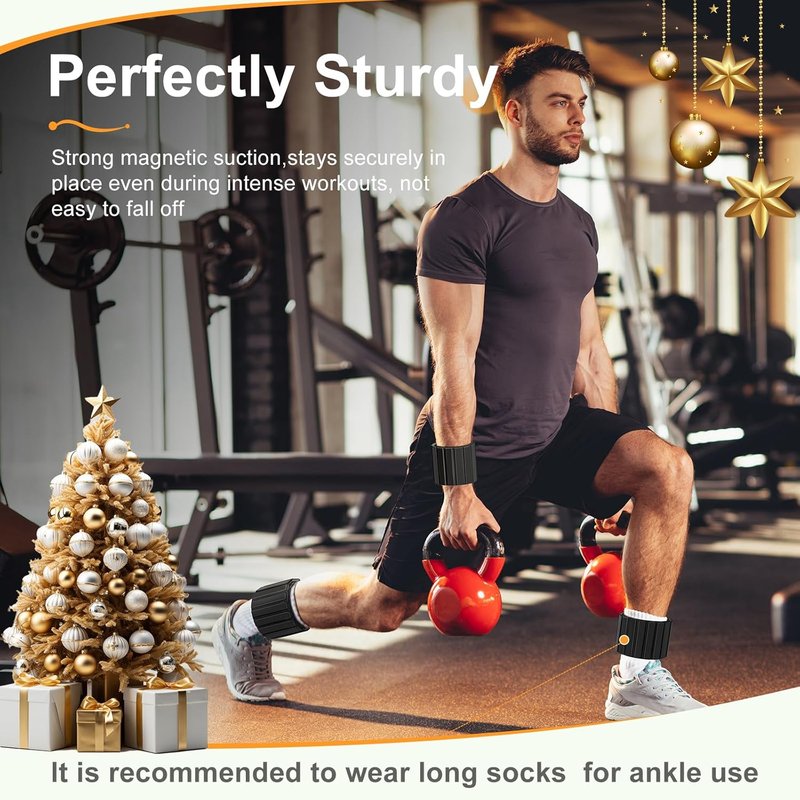 Wrist Weights & Ankle Weights for Women - 2 Pack (1.1LB Each) | Adjustable, Waterproof Silicone for Jogging & Yoga