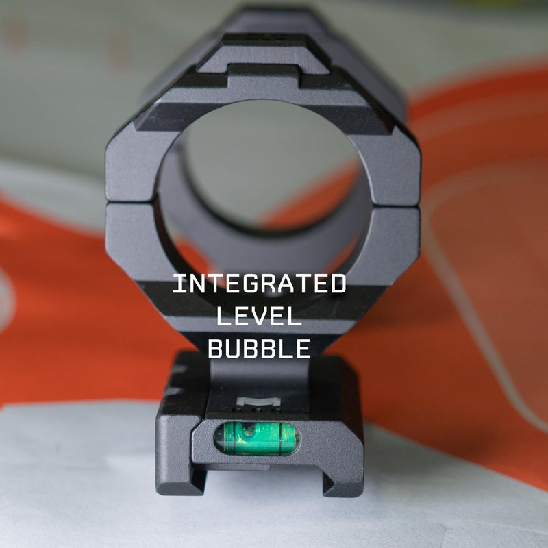 Monstrum Beast Series Cantilever Scope Mount | Includes Anti-Cant Level Bubble, Modular Piggyback and Diving Board Attachments