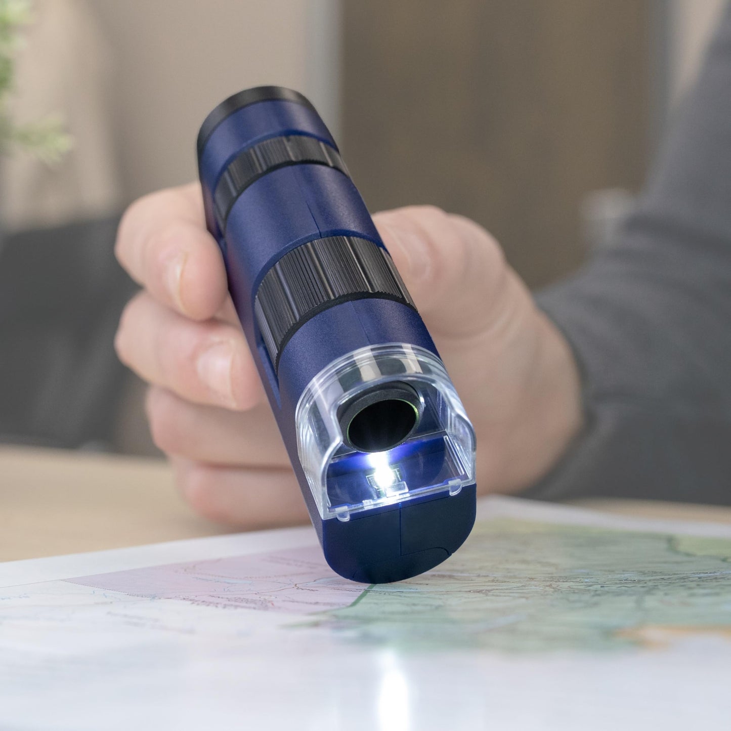 Carson Pocket Micro 20x-60x LED Pocket Microscope Handheld STEM Toy (MM-450)