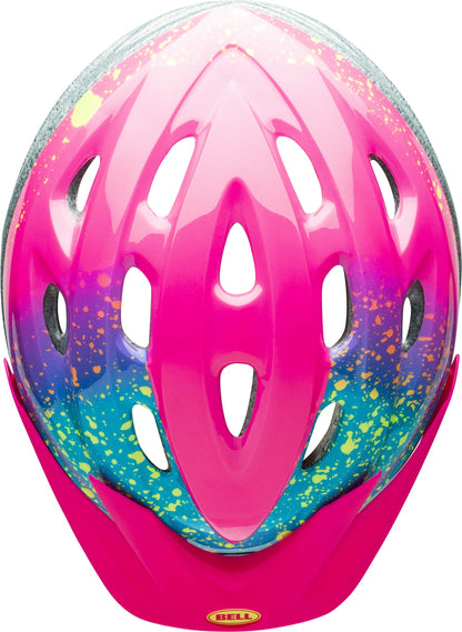 Bell Child Rally Bike Helmet - Pink Splatter Stella