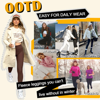 FULLSOFT 3 Pack High Waisted Leggings for Women Soft Tummy Control Yoga Pants for Workout Athletic Running Reg & Plus Size