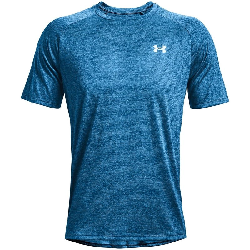 Under Armour Men's Tech 2.0 Short-Sleeve T-Shirt, Cruise Blue (899)/White, Medium