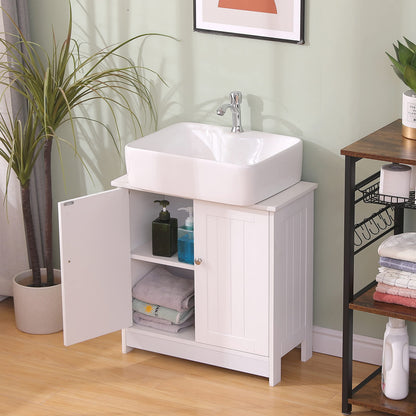 AVC Designs Bathroom Sink Cabinet Under Basin Unit Cupboard Storage Furniture White