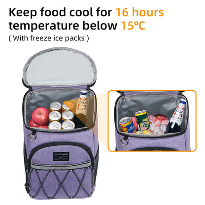 Backpack Cooler Backpack 26 Cans Insulated Leak Proof for Women Men Beach Camping Picnic Fishing Hiking Lunch Backpack Waterproof Cooler