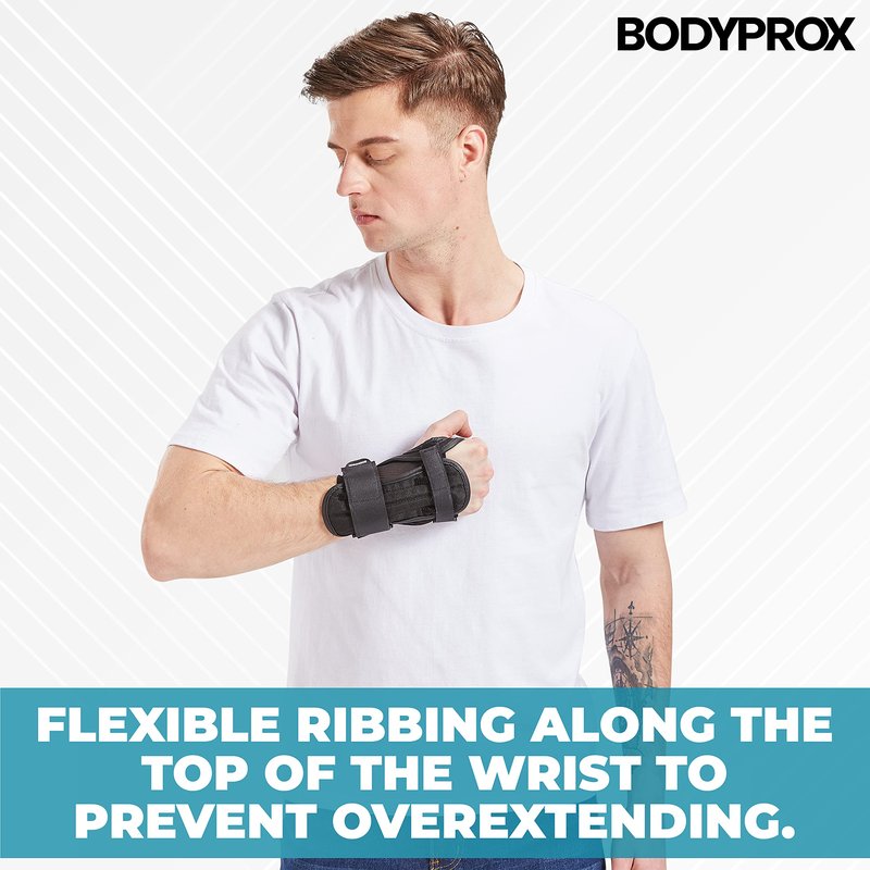 BODYPROX Impact Wrist Guards for Snowboard 1 Pair (L)