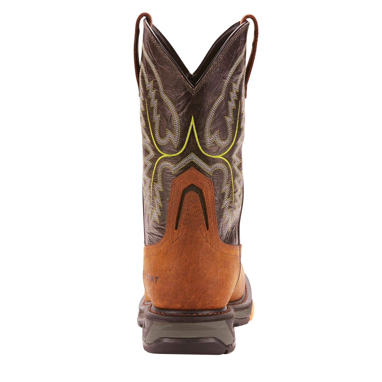 ARIAT Mens WorkHog XT Wide Square Toe Waterproof Work Boot Distressed Brown/Bravo Brown 10