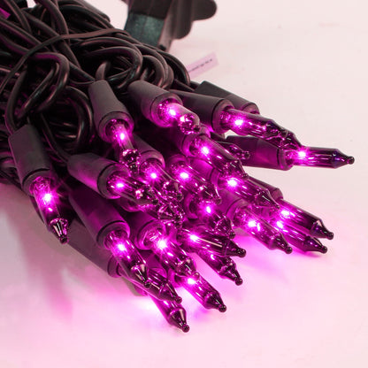Twinkle Star Purple Halloween Lights, 33FT 150 LED Incandescent Mini String Lights for Outdoor Indoor Patio Home Party Garden Yard Halloween Decor