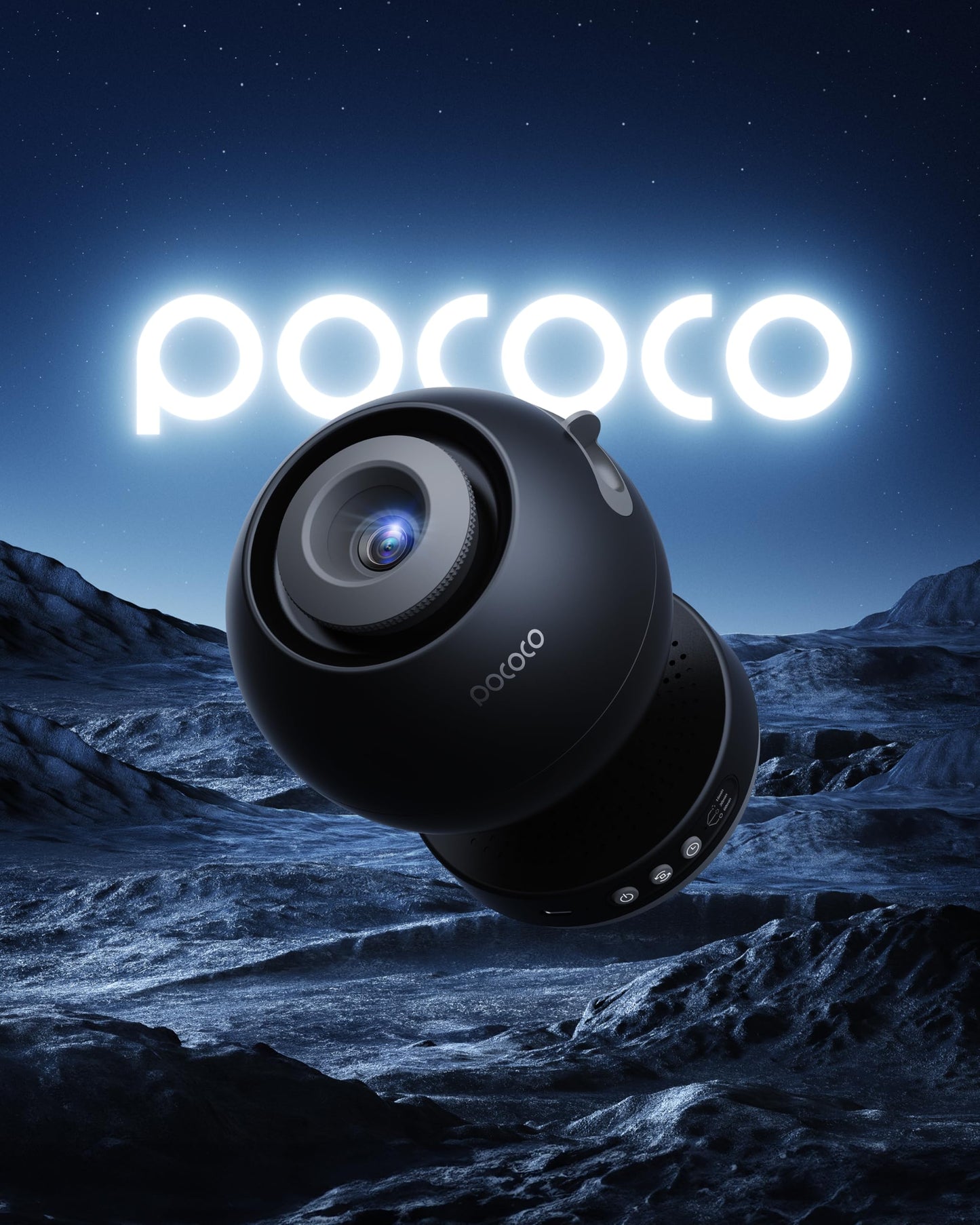 POCOCO Galaxy Projector, Star Projector Night Light, Home Planetarium for Children and Adults; in Bedrooms, Interiors; for Decoration, Sleep Aid and Relaxation - with 2 Discs