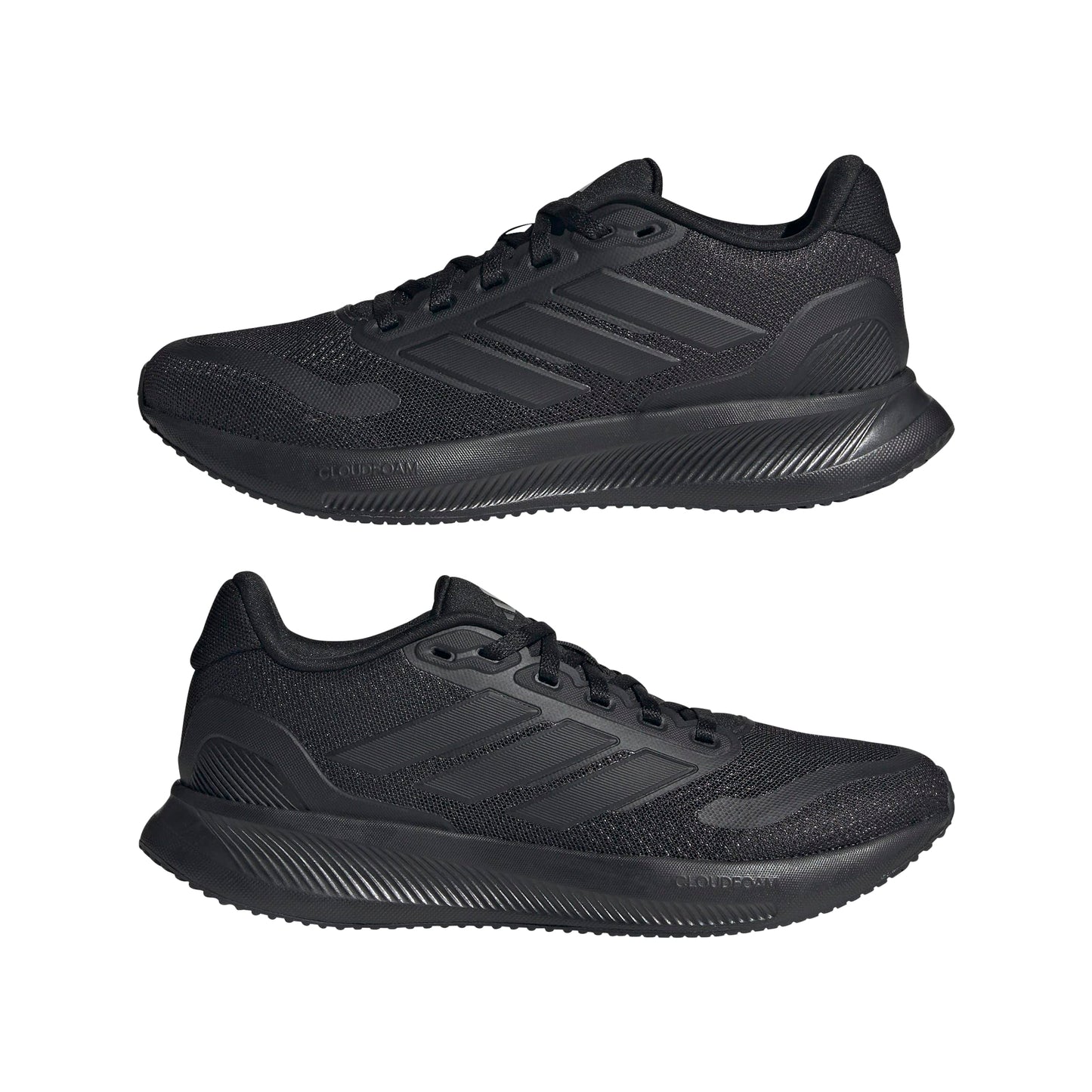 adidas Unisex Kids RUNFALCON 5 Shoes Junior, Core Black/Core Black/Core Black, 4 UK