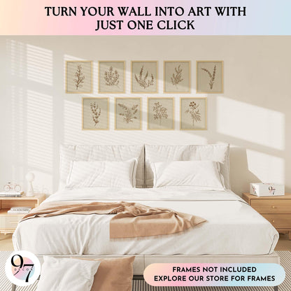97 Decor Large 11x14 Bauhaus Wall Art Prints - Large Abstract Wall Art Decor, Mid Century Modern Art Wall Decoration, Bauhaus Poster Modern Painting Geometric Pictures For Bedroom Living Room (unframed)