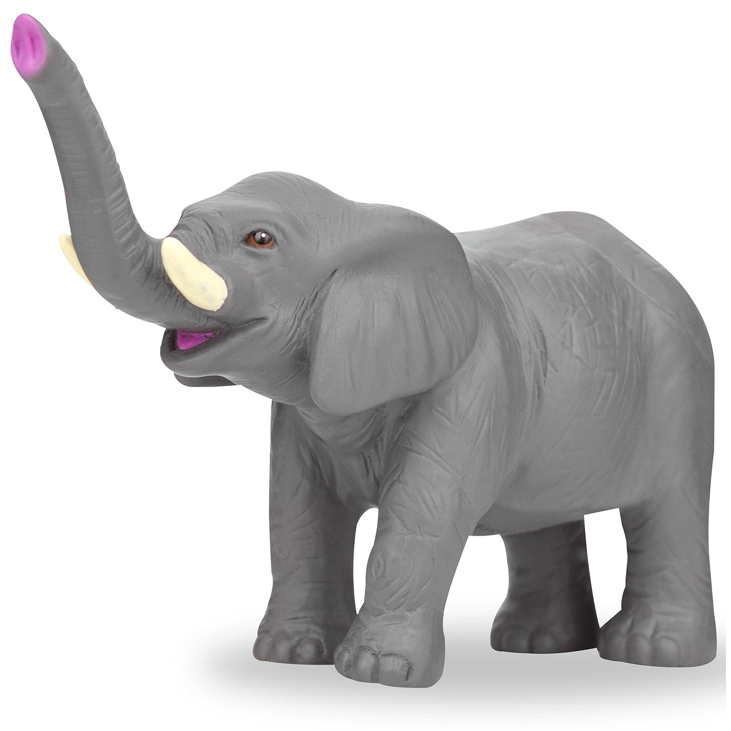 Learning Minds Jungle Animal Figures - Set of 8 Jumbo Zoo Animals For 1, 2, 3 Year Olds - Toy Safari Animals For Kids Age 18 Months Plus - Toys For 1 Year Old Boys - Suitable From 18 Months