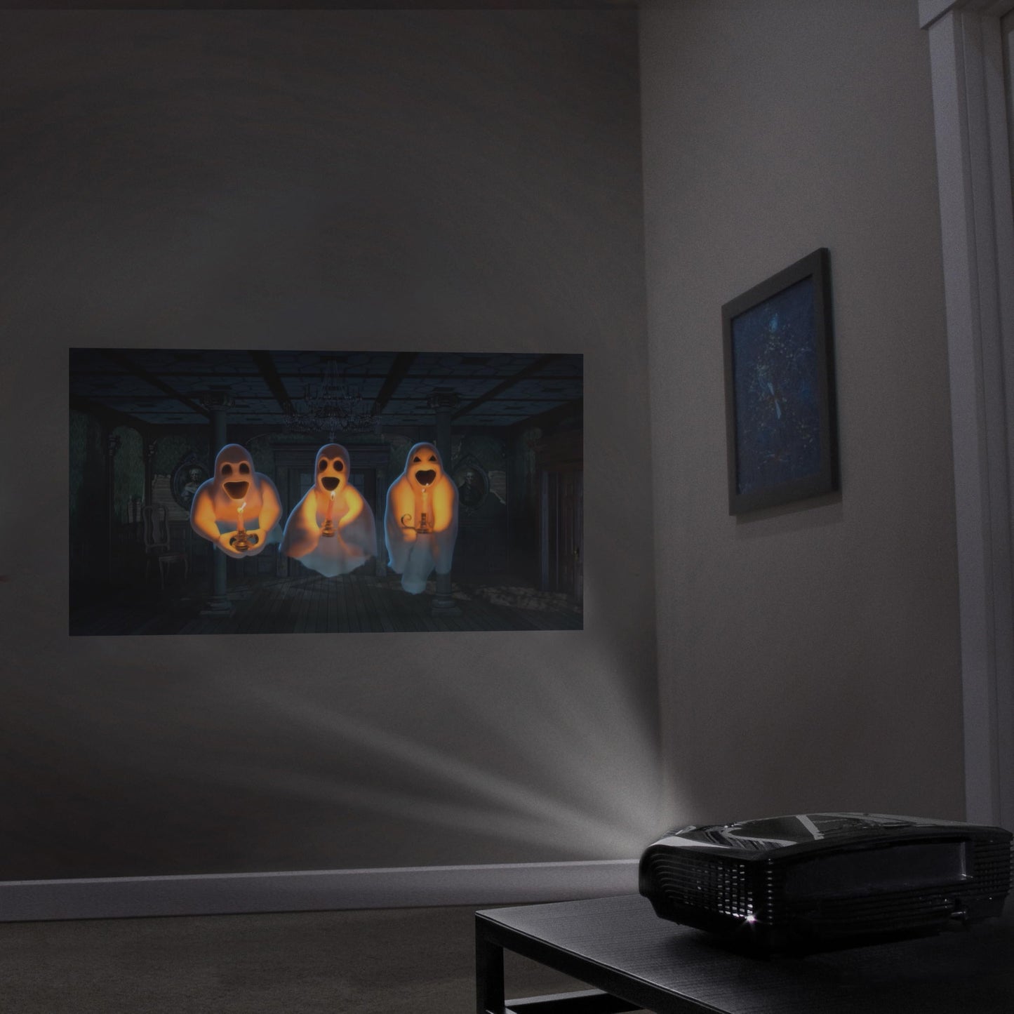 AtmosFX® Halloween Digital Decoration on USB Includes 8 Atmosfx Video Effects for Hallloween