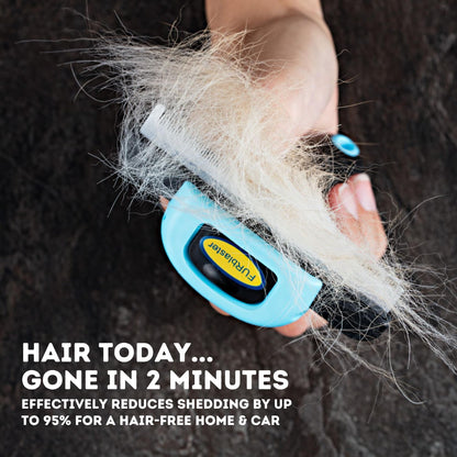 Deshedding Tool & Pet Grooming Brush for Small, Medium & Large Dogs, Cats & Horses, With Short to Long Hair. Dramatically Reduces Shedding In Under 10 Minutes
