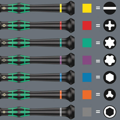 Wera 05134000001 Kraftform Micro Big Pack 1 Screwdriver Set
