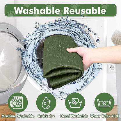 Dog Cat Playpen Indoor Outdoor for Puppy Pet Dogs Cat Recovery After Surgery, Dog Tent Crates Cage Indoor/Outdoor, Portable Pop Up Kennel with Carrying Case for Travel (Premium Green with Pad, Small)