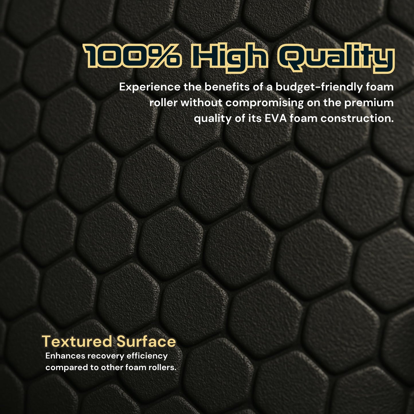 Foam Roller - Mini - 12 x 4 inches - Textured for Muscle Massage, Physical Therapy, Pilates, Yoga, Exercise Equipment by FitNation