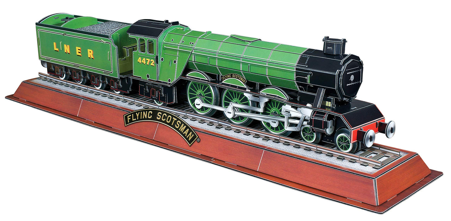 Cheatwell Games - BYO 3D Flying Scotsman - 3D Puzzles For Kids & Adults - Model Kit To Build - Gift For Children and Adults - 168 Pieces - Ages 8+
