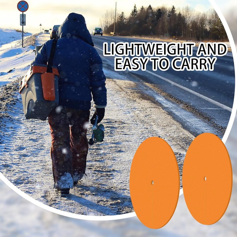 6 Pcs Ice Fishing Hole Covers - 12 Inch Foam Insulator Tip Ups for Winter Fishing Equipment