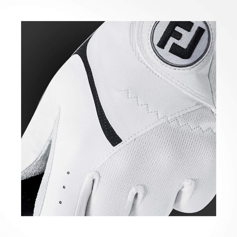 FootJoy Men's Tropicool Gloves, White, Large, Worn on Left Hand