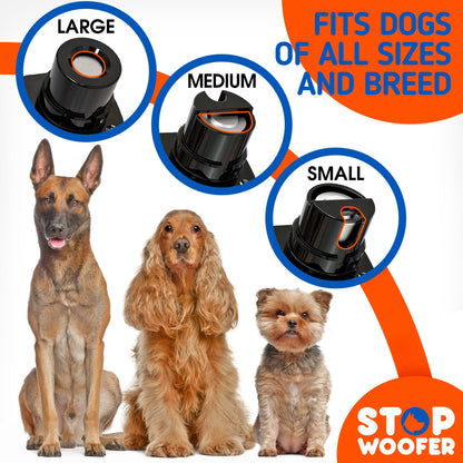 STOPWOOFER Dog Nail Grinder with 2 LED Light for Small Medium Large Dogs - New Version 2-Speed Powerful Electric Pet Nail Trimmer Quiet Painless Paws Grooming - Rechargeable Pet Nail Grinder for Dogs