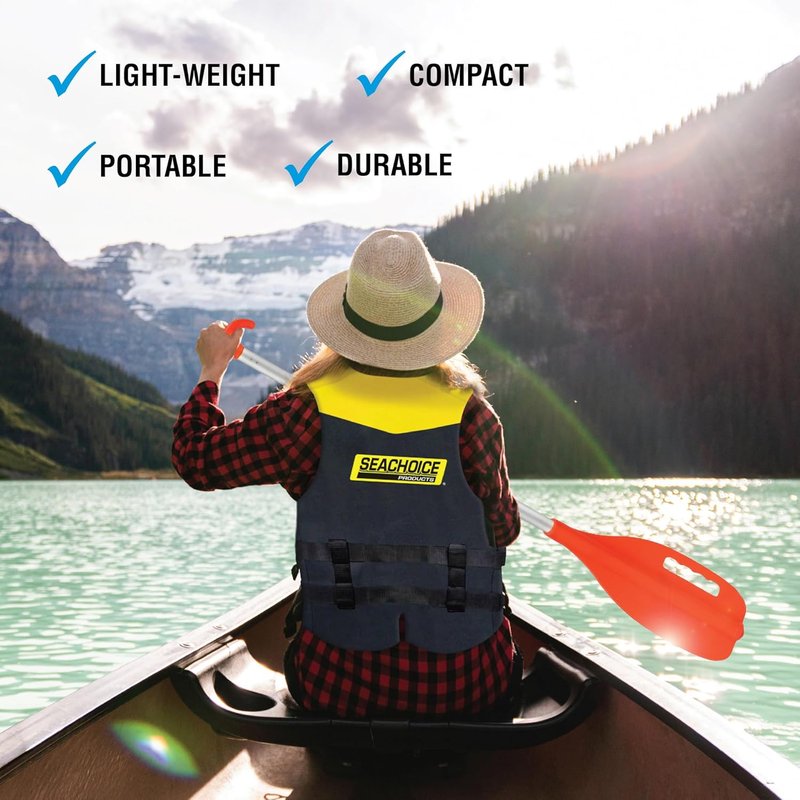 Emergency Multi-Purpose Telescoping Boat Hook & Paddle - Adjustable Length for Easy Use