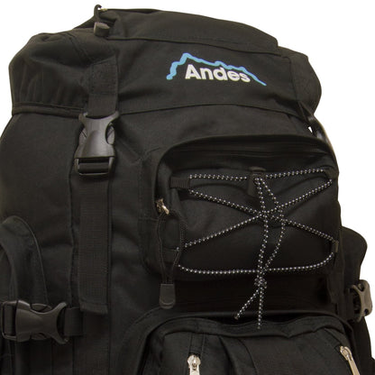 Andes Black Ramada 120L Extra Large Hiking Camping Backpack/Rucksack Luggage Bag