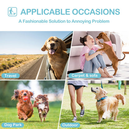 Avont 3 Pack Washable Dog Diapers Female, Reusable Dog Period Diapers Cover, Female Dog Diapers for Heat Cycle, Incontinence, Girl Dog Diapers Dress -M Black/Brown/Grey
