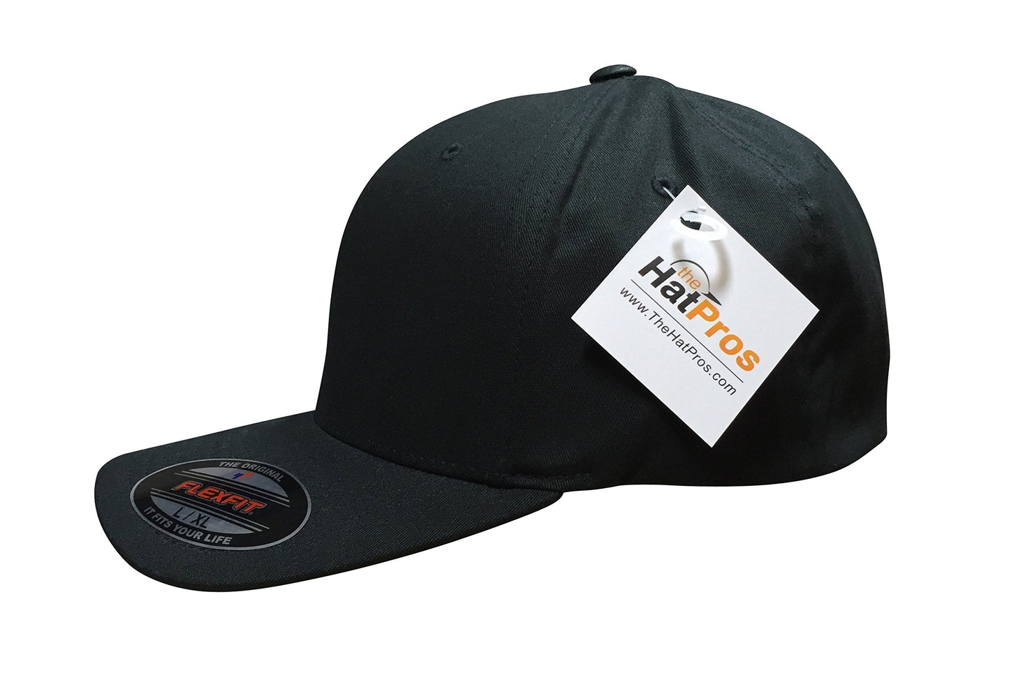 Flexfit Men's Cool & Dry Baseball Cap, Black, Large-X-Large