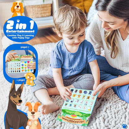 BubbleTail 24 Pack Puppy Bath Bombs for Kids - Each with Surprise Dog Figurine Inside, 12 Scents, Bath Bombs with Toys, Skin-Friendly, Birthday Party Favors & Stocking Stuffers for Boys & Girls