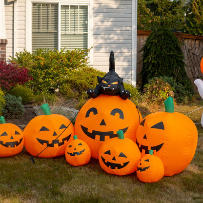 16 Pieces Plastic Inflatable Stakes, 8.7 Inch Inflatable Tent Stakes Replacement Inflatable Stakes for Halloween Christmas Holiday Inflatables Garden Decorations (16, Black)