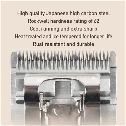 Furzone Detachable Blade - Size 30 Blade 1/50", Made of Extra Durable Japanese Steel, Compatible with Most Andis, Oster, Wahl A5 Clippers