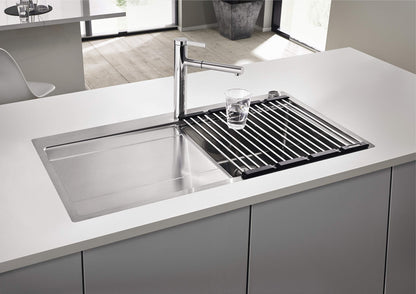 BLANCO 238483 Folding Grid as a Drainer for The Kitchen Sink, Foldable Grid for The Sink in The Kitchen, 440 mm Width