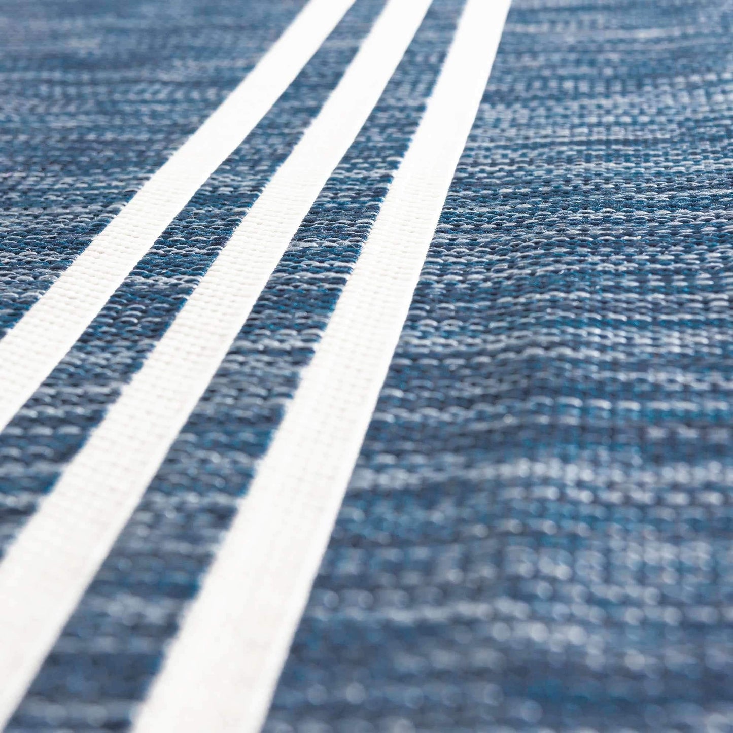 Unique Loom Outdoor Collection Area Rug - Anguilla (4' 1" x 6' 1" Rectangle, Blue/ Ivory)