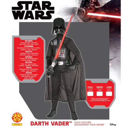Rubies Official Disney Star Wars Darth Vader Costume, Teen Size Age 11-13 Years Halloween