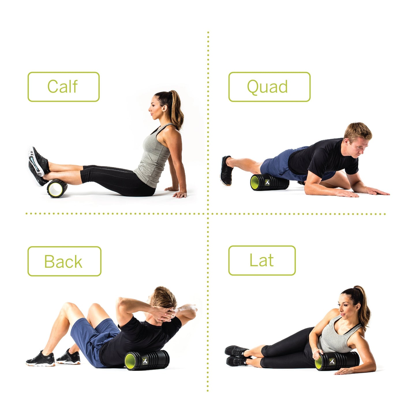 TriggerPoint Grid 1.0 Foam Roller - 13" Multi-Density Massage Roller for Deep Tissue & Muscle Recovery - Relieves Tight, Sore Muscles & Kinks, Improves Mobility & Circulation - Targets Key Body Parts