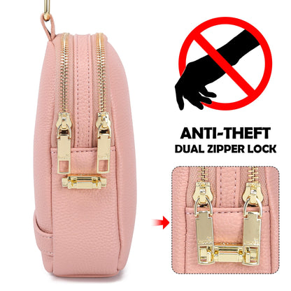INICAT Anti Theft Crossbody Bags for Women Travel Small Sling Bags Cross Body Bag Purses for Woman