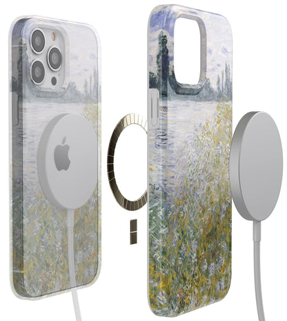 Casely iPhone 13 Pro Case | Fit Check | Neutral Checkerboard | Compatible with MagSafe | Classic Ultra Slim Design