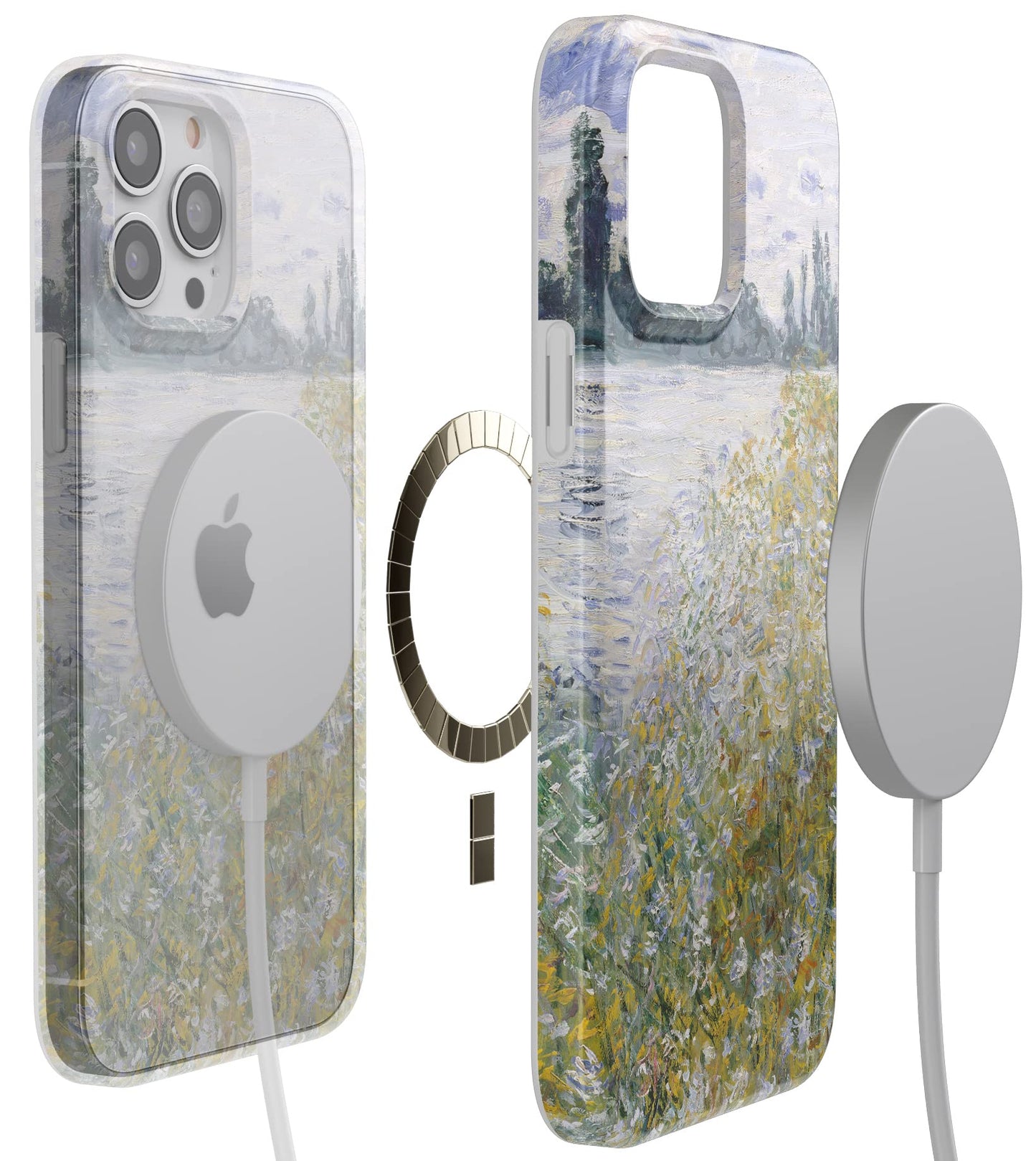 Casely iPhone 13 Pro Max Case | Here Comes The Sun | Colorblock Sunset | Classic Ultra Slim Case Design