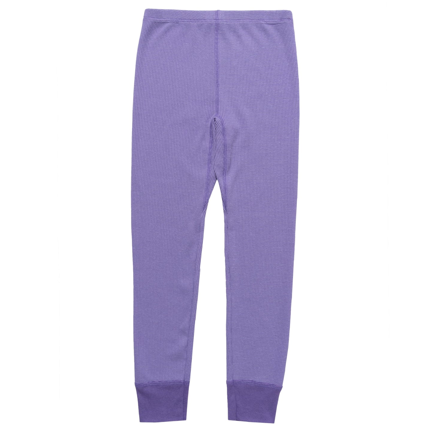 Fruit Of The Loom Girls Premium Thermal Waffle Underwear Base Layer Set, Lavender/Purple, 10-12 US
