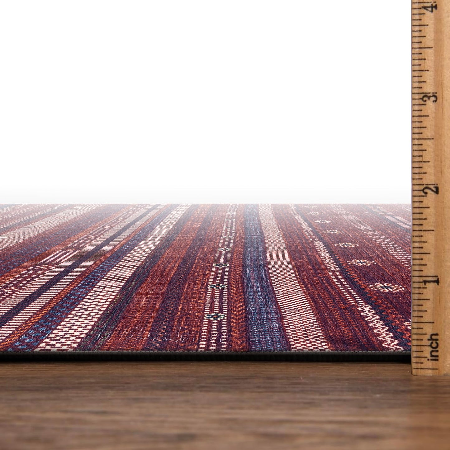 Keen Home Design 3x5 Rug - Machine Washable Entry Rug with Non-Slip Backing, Ideal for Enteryway, Kitchen, Bathroom, Laundry Room - Vintage, Easy Clean, Durable, Low Pile Rug - (3' x 5')