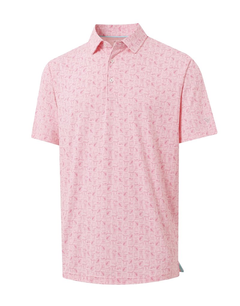 M MAELREG Mens Golf Shirts Short Sleeve Pattern Moisture Wicking Quick Dry Collared Athletic Mens Golf Polo Shirt